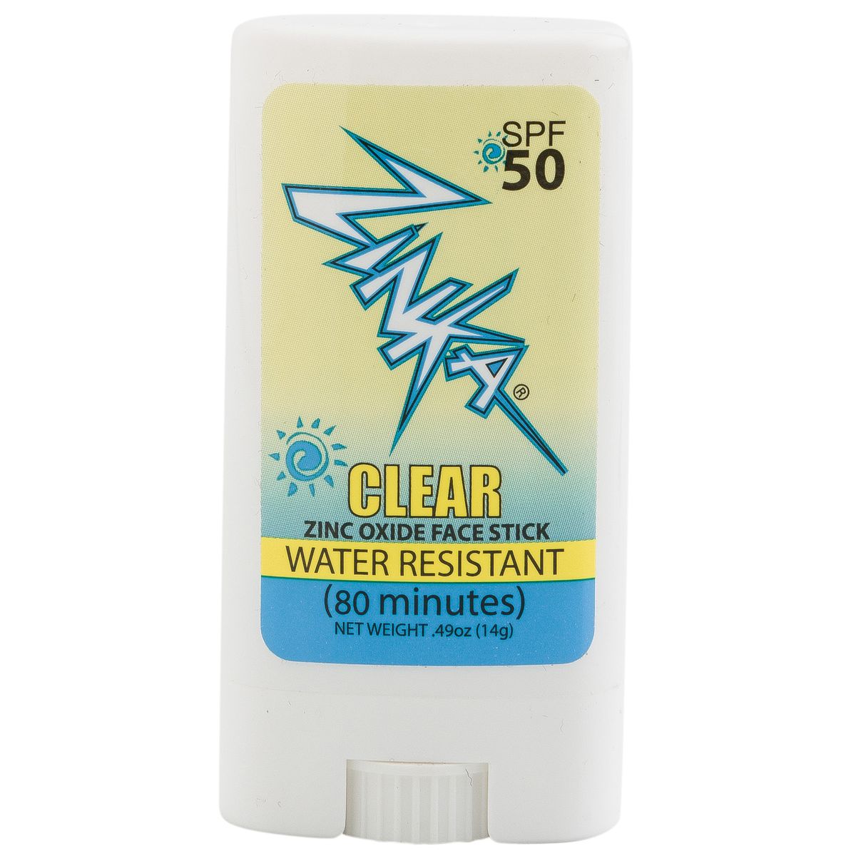 Солнцезащитный крем Zinka SPF 50 Clear Zinc Oxide Face Stick A/S — купить в интернетмагазине