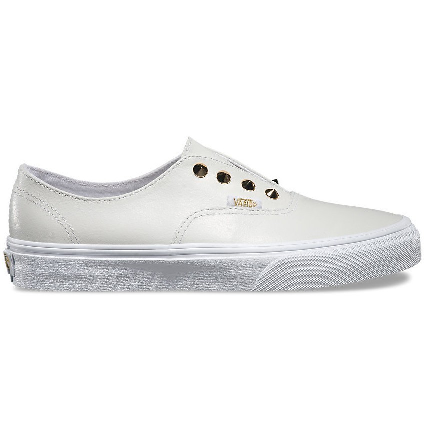 vans authentic gore studs white