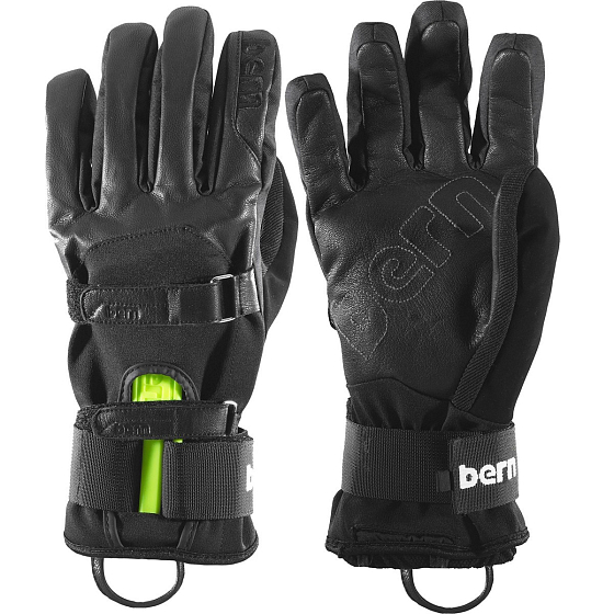 Перчатки Bern Leather Gloves W/ Removable Wrist Guard  FW14 от Bern в интернет магазине www.traektoria.ru -  фото