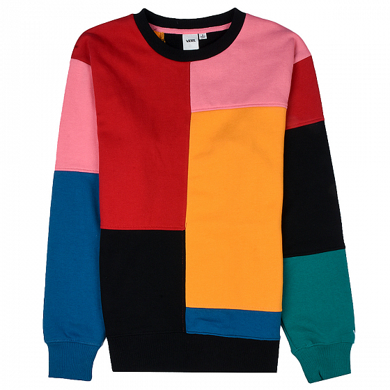 vans patchy crew sweatshirt