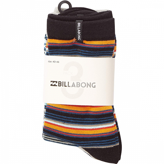 Носки Billabong Stripe Sock 3 Pack B FW17 купить в интернетмагазине