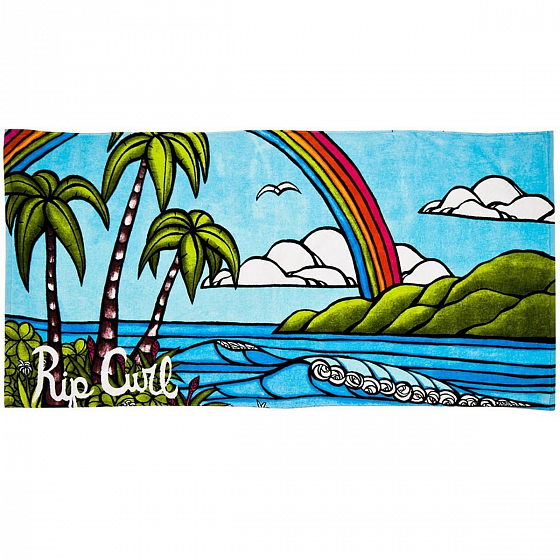 Полотенце Rip Curl Over THE Rainbow Beach Towel  SS13 от Rip Curl в интернет магазине www.traektoria.ru -  фото