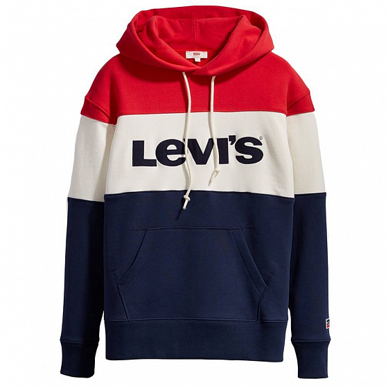 levi's colorblock sport hoodie