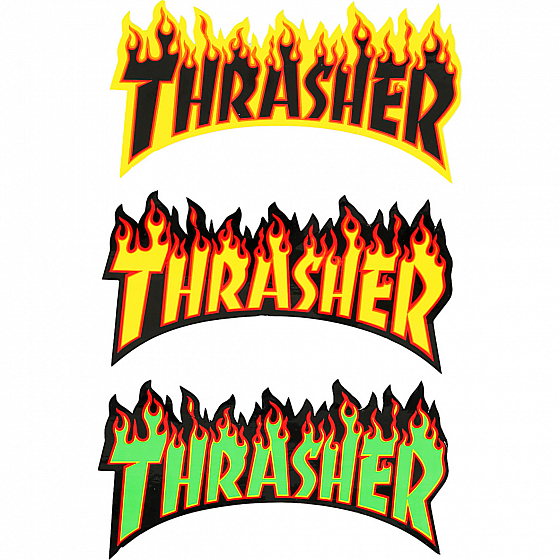 Наклейка Thrasher Sticker-flame Logo  FW23 от Thrasher в интернет магазине www.traektoria.ru - 1 фото