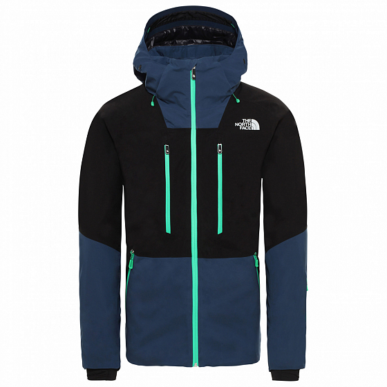 north face black and blue