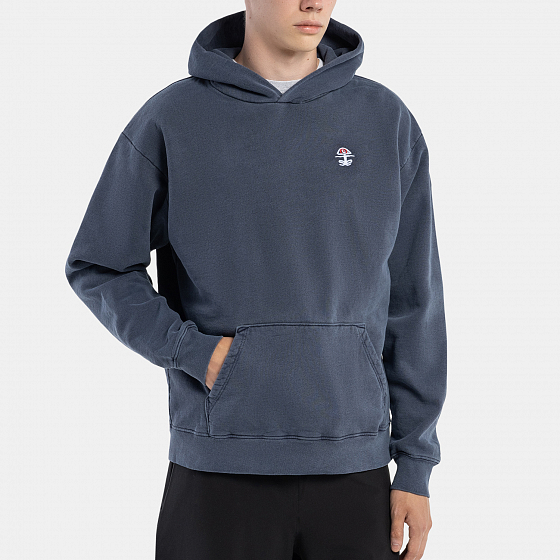 

Толстовка District Vision, Синий;желтый;хаки;серый;heather grey, Mudita Hoodie HEATHER GREY