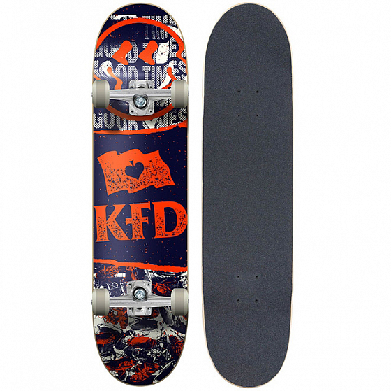 Комплект скейтборд KFD DIY RED Premium  SS23 от KFD в интернет магазине www.traektoria.ru - 1 фото