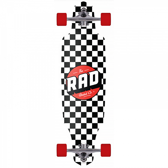 Комплект лонгборд RAD Checkers Drop Through Longboard  SS21 от RAD в интернет магазине www.traektoria.ru - 1 фото
