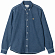 Рубашка CARHARTT WIP L/S WELDON SHIRT BLUE (STONE WASHED)