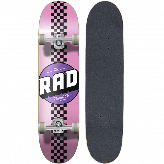 Комплект скейтборд RAD Progressive Checker Stripe  SS23 от RAD в интернет магазине www.traektoria.ru - 1 фото