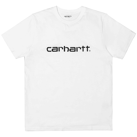 Футболка Carhartt WIP S/S Script T-shirt  SS20 от Carhartt WIP в интернет магазине www.traektoria.ru -  фото