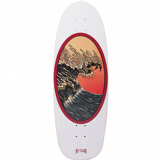 

Дека лонгборд Yow, Белый;коричневый;assorted, Chiba Classic Waves Series Deck 2022 ASSORTED