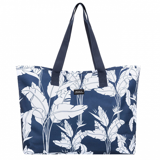 

Сумка Roxy, Mood indigo flying flowers s;синий;белый, Wildflower Pr J Tote 2020 MOOD INDIGO FLYING FLOWERS S