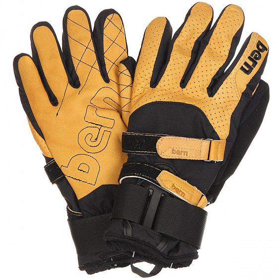 Перчатки Bern Leather Gloves  FW от Bern в интернет магазине www.traektoria.ru - 1 фото