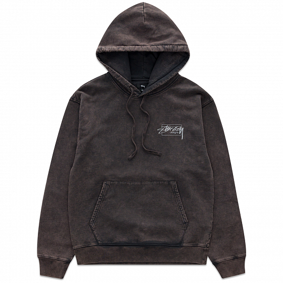 Толстовка Dyed Designs Hood BLACK