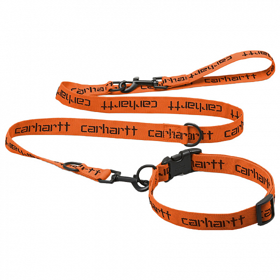 Поводок Carhartt WIP Script DOG Leash & Collar  A/S от Carhartt WIP в интернет магазине www.traektoria.ru - 2 фото