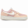 Низкие кеды NIKE AIR FORCE 1 PEARL WHITE/SAIL WHITE-FOSSIL LIME-PINK OXFORD