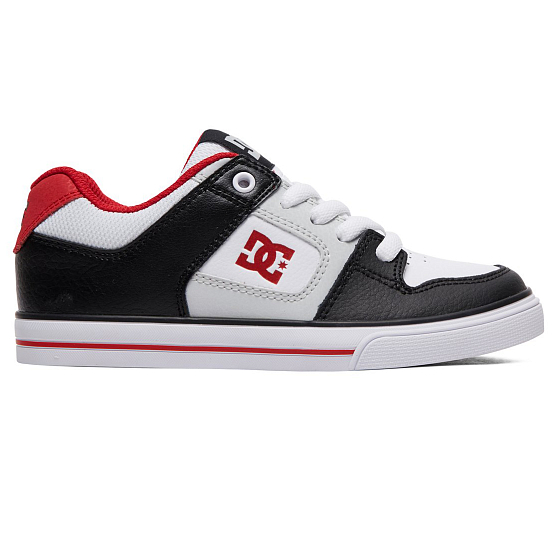 dc red and black shoes