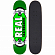 Комплект скейтборд REAL SKATEBOARDS CLASSIC OVAL GREEN