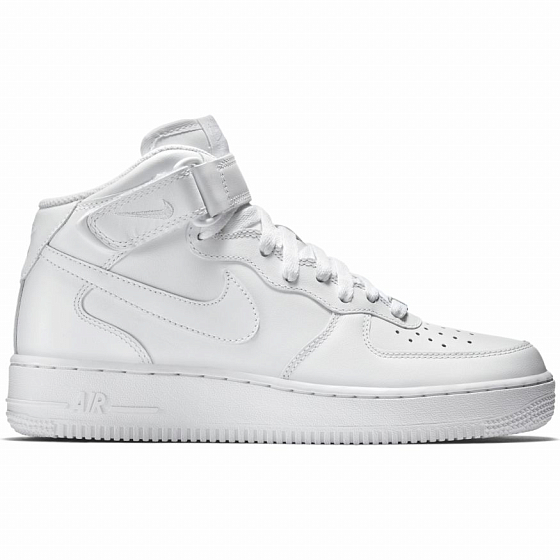 white mid air force 1
