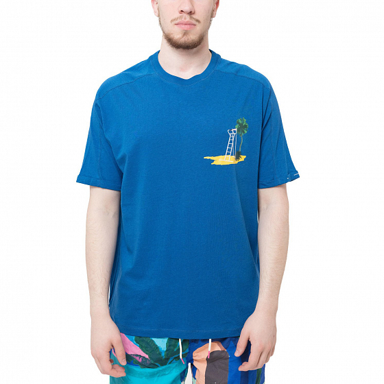 Футболка Scotch &amp;Amp; Soda Sporty Artwork T-Shirt 2023 Riviera Blue
