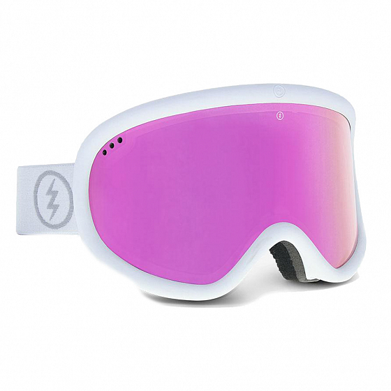 

Маска Electric, Фиолетовый;белый;matte white;brose;pink chrome, Charger Xl 2021 MATTE WHITE/BROSE/PINK CHROME