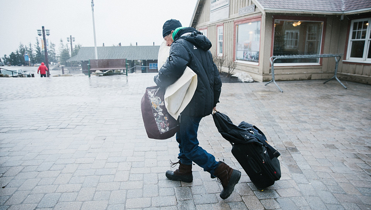 На дороге с ветераном лыжных продаж