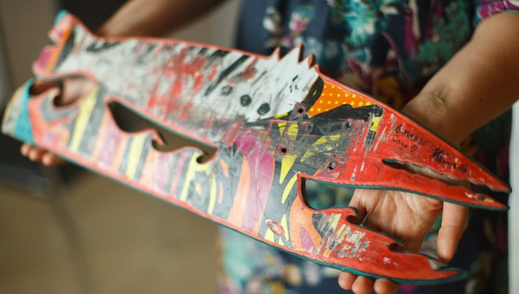 Вторая жизнь ненужного скейтборда