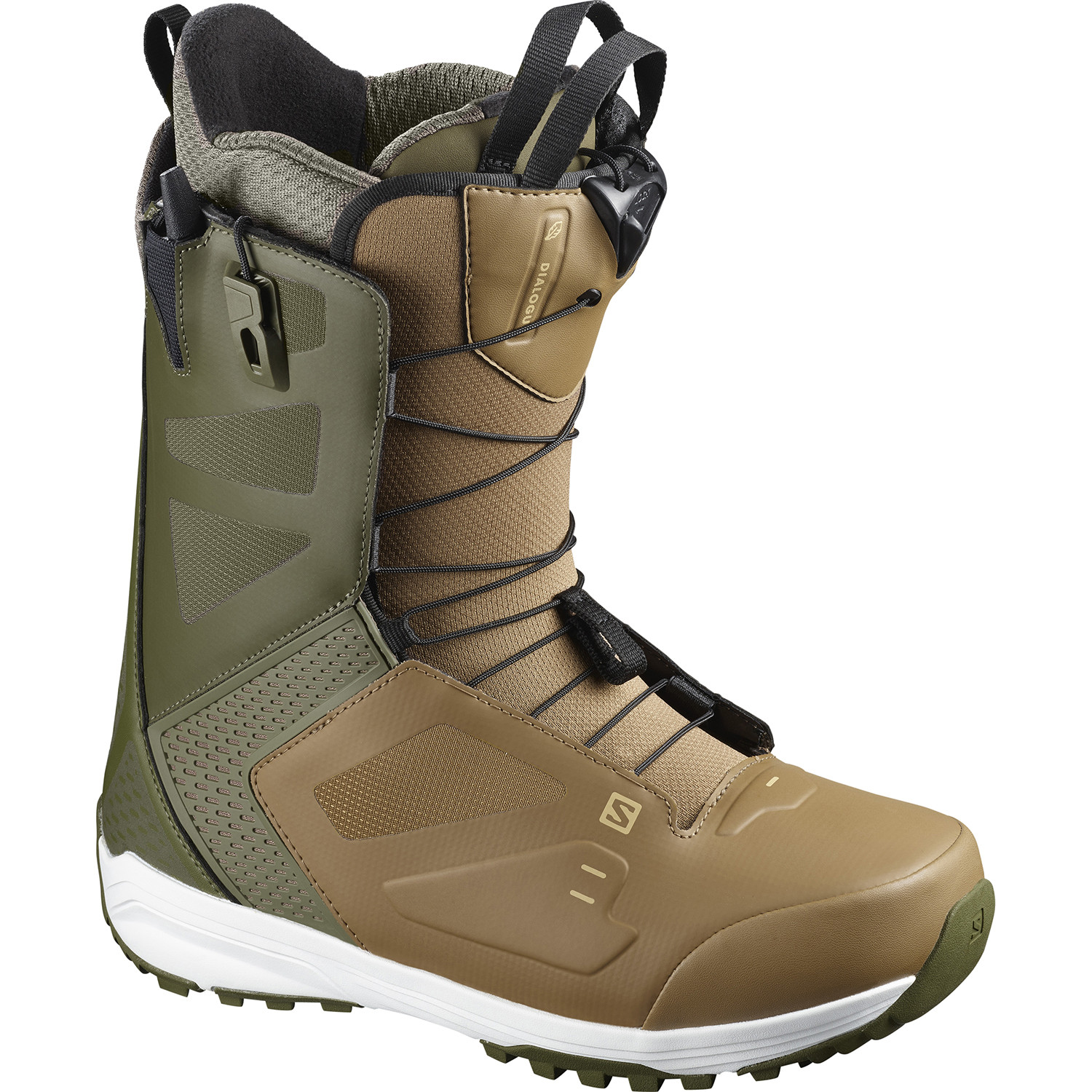 Salomon Dialogue Wide ブーツ 7.5 Ботинки для сноуборда Salomon Dialogue Wide JP FW21 olive nigh