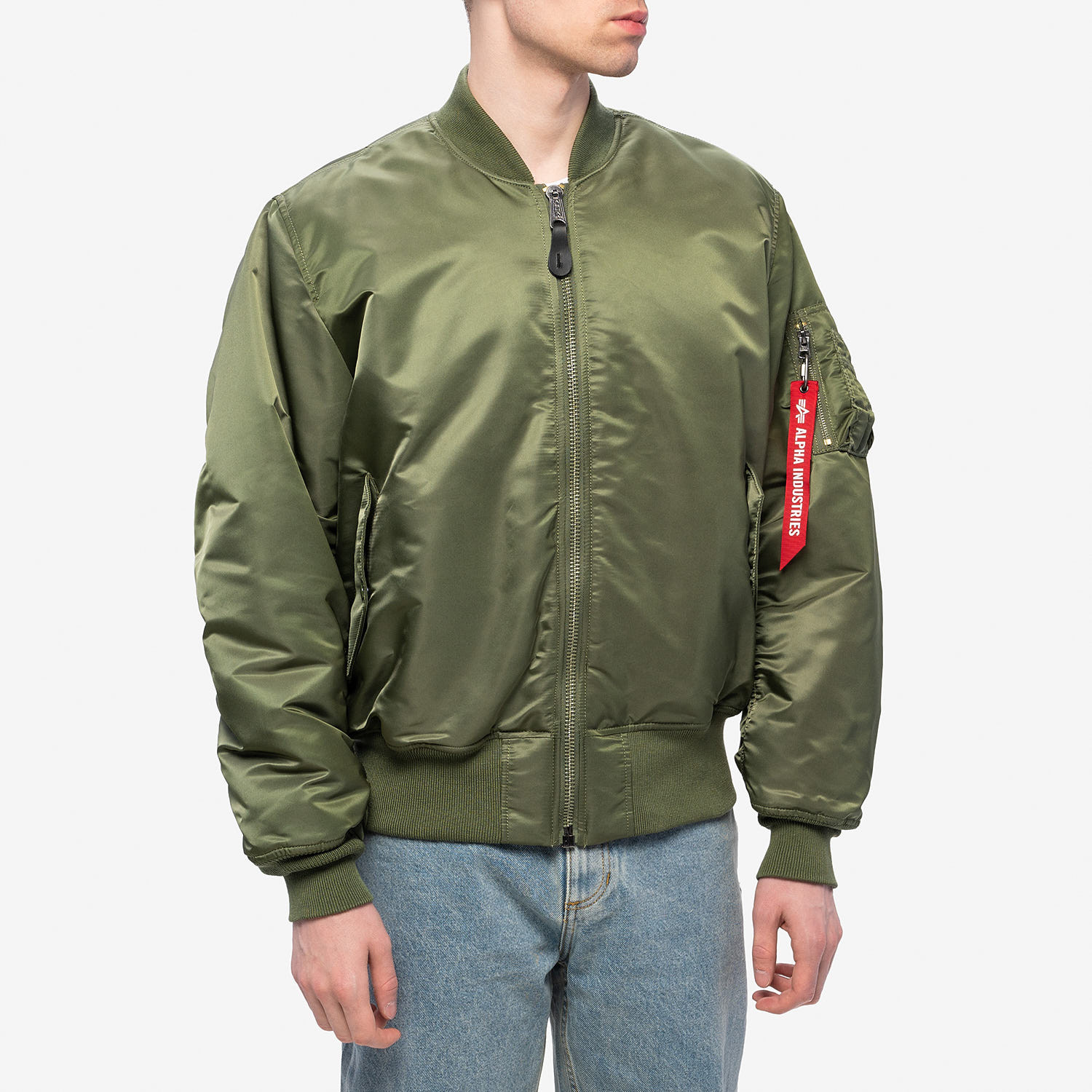 ジャケット・アウター FIDELITY vintage wash flight jacket L Мужской бомбер Alpha Industries L-2B Bloodchit Gen II Flight