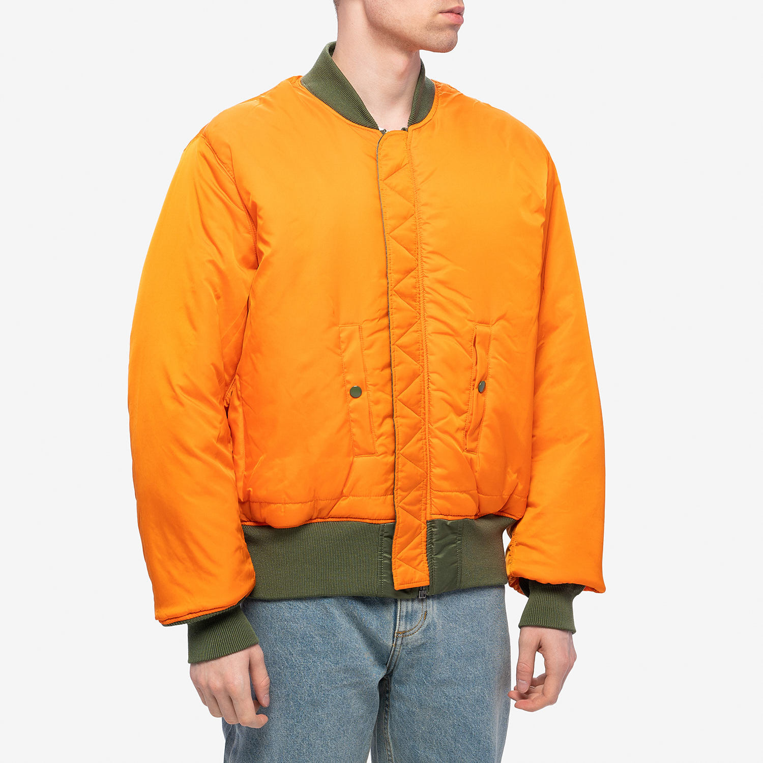 ジャケット・アウター FIDELITY vintage wash flight jacket L Мужской бомбер Alpha Industries L-2B Bloodchit Gen II Flight