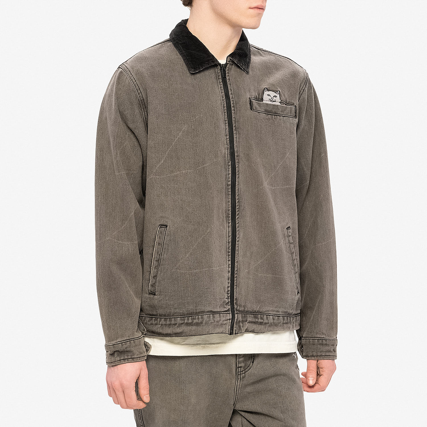 Куртка-рубашка RIPNDIP LOS Feliz Denim Work Jacket FW24 — купить в 
