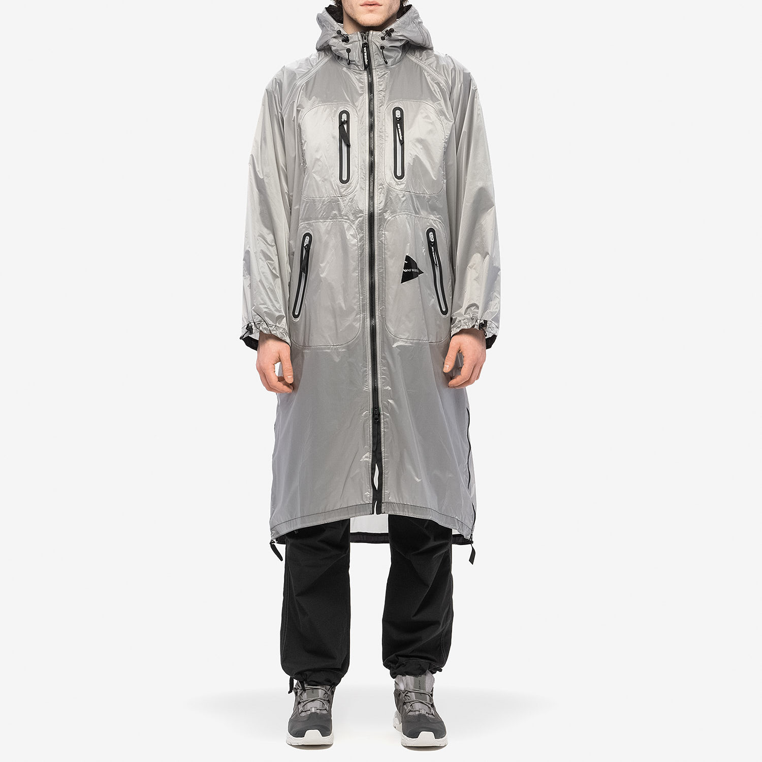 Плащ And Wander FLY Rain Long Coat FW24 — купить в интернет