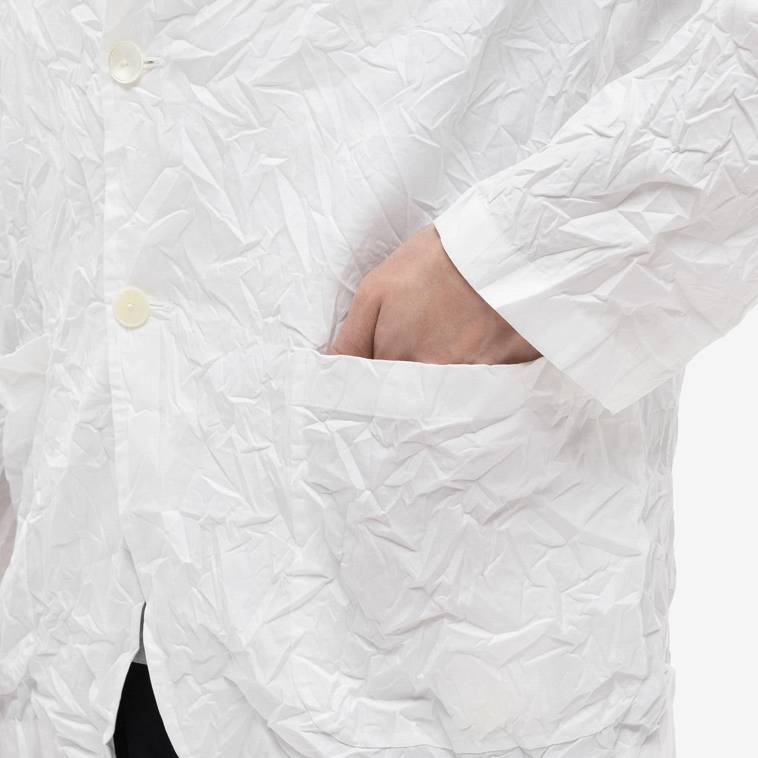Пиджак AURALEE Wrinkled Washed Finx Twill Jacket FW25 white
