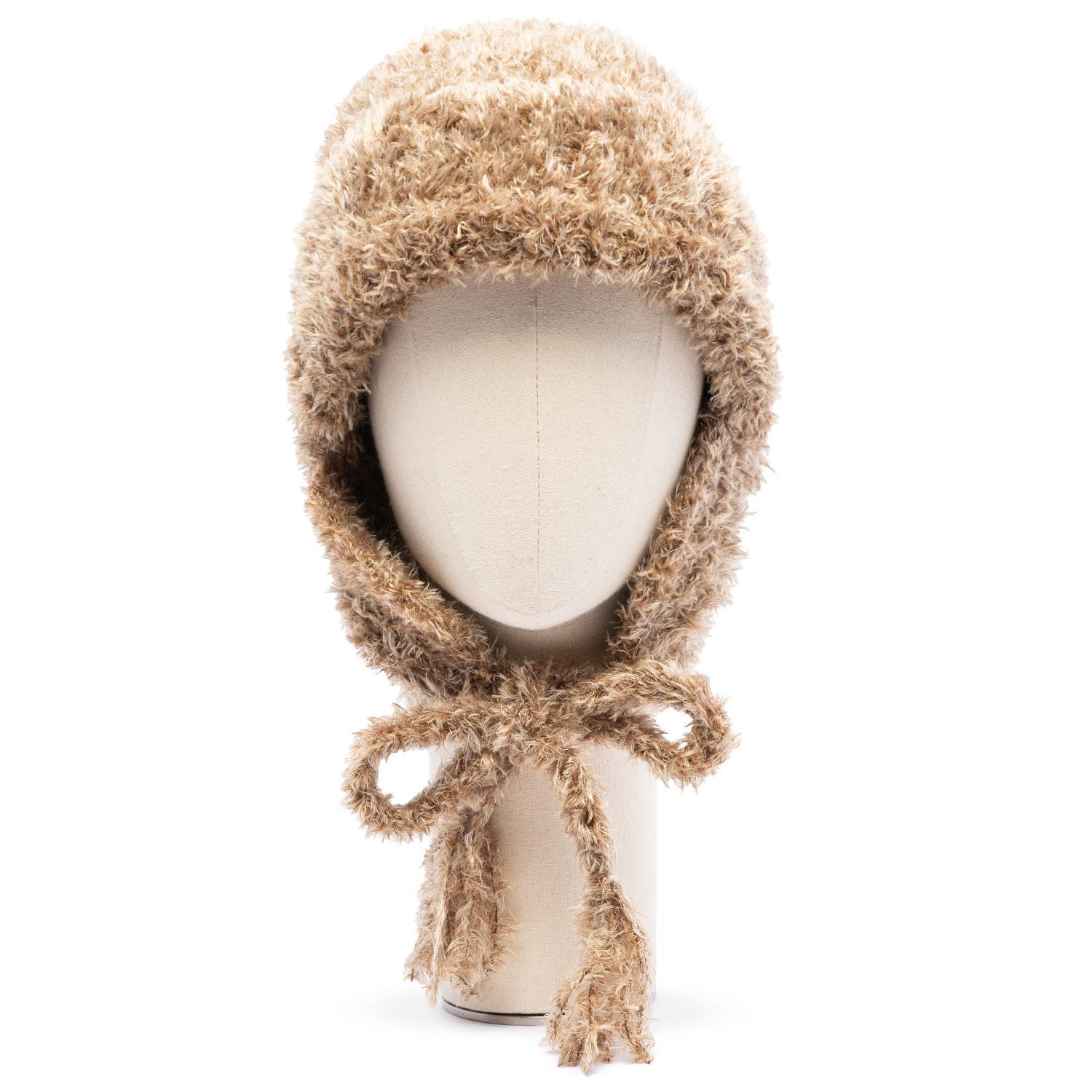 Шапка KIJIMA TAKAYUKI Poodle FUR BIG Beanie FW25 купить в интернет