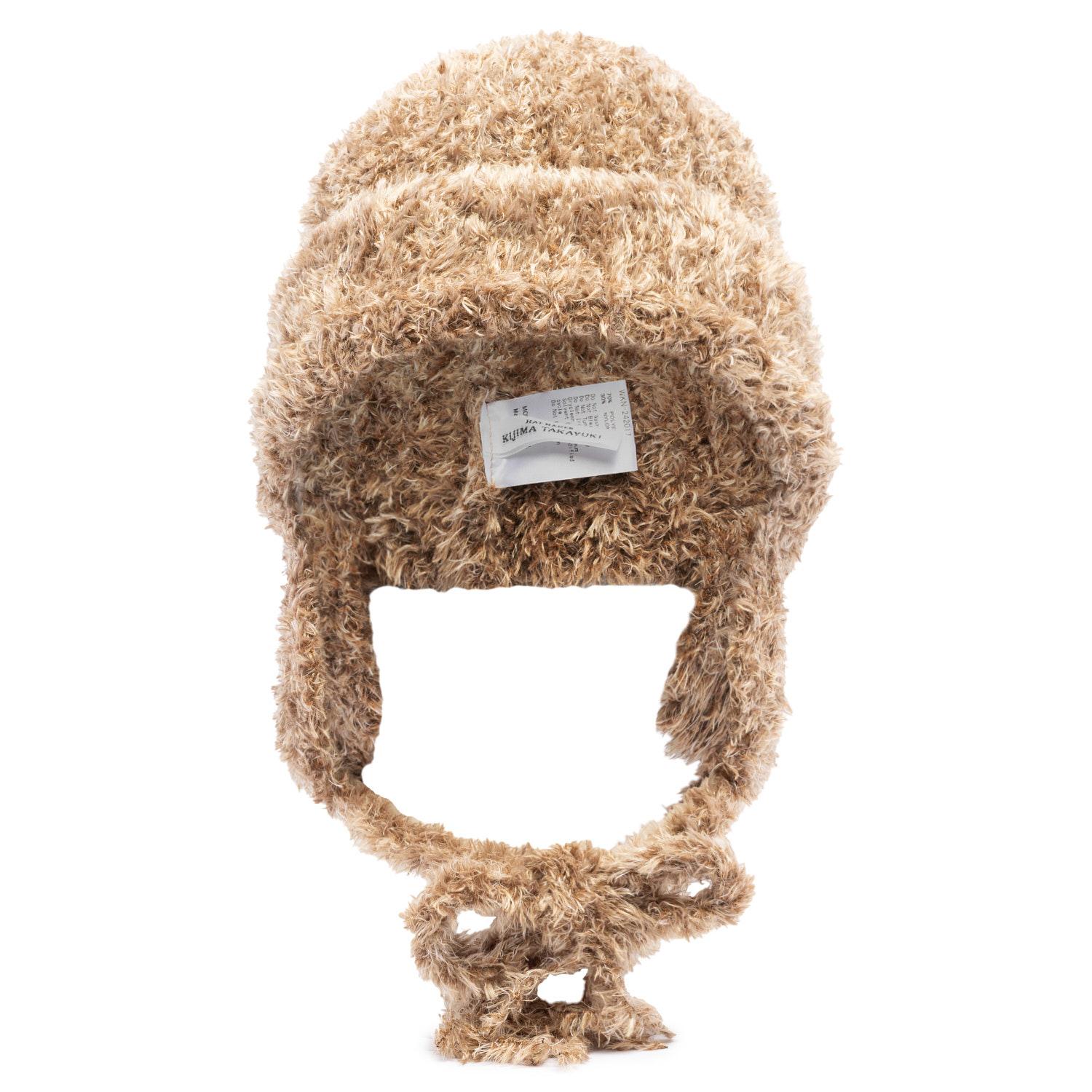 Шапка KIJIMA TAKAYUKI Poodle FUR BIG Beanie FW25 купить в интернет