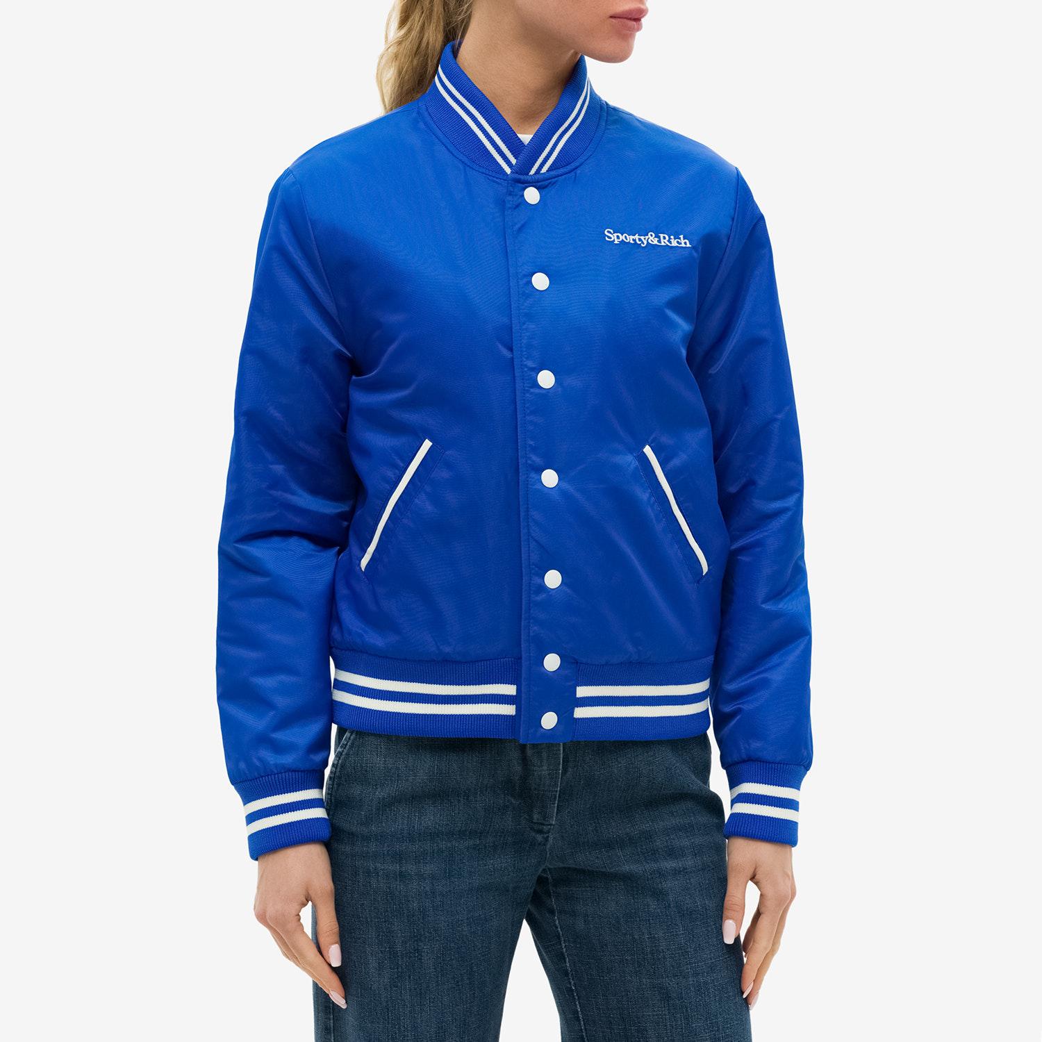 Бомбер Sporty & Rich Wellness Club Embroidered Varsity Jacket FW25