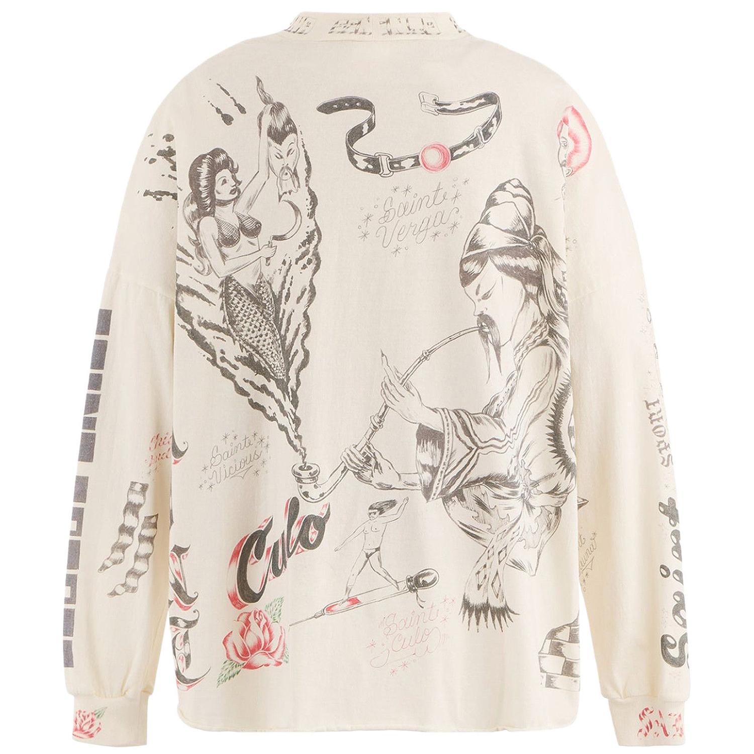 Лонгслив SAINT MICHAEL ALX LS TEE Drawing SS26 — купить в интернет 