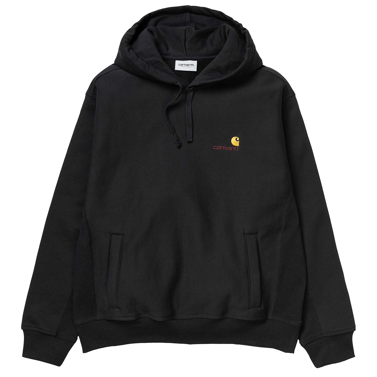 hooded american script sweatshirt