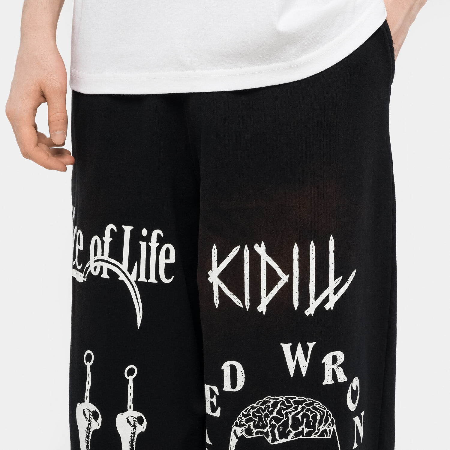 KIDILL baggy sweat pants 激安ファッション メンズ | fikup.com.br