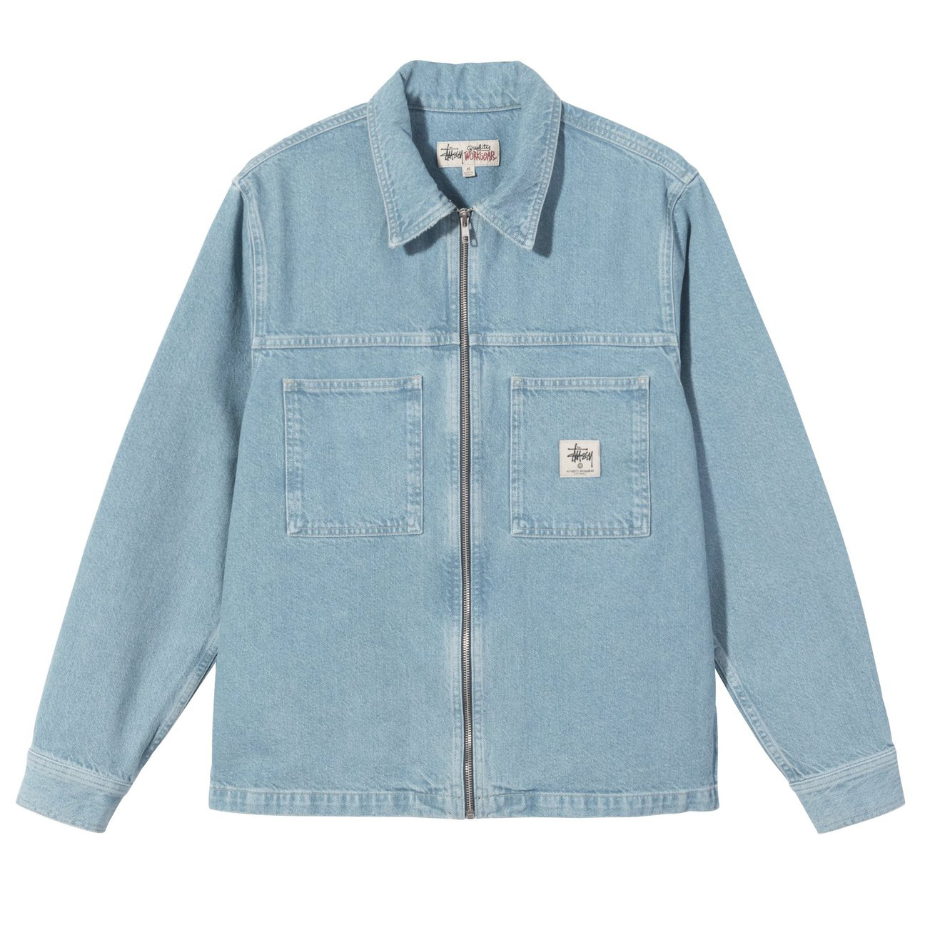 Stussy Denim ZIP UP Work Shirt FW22 