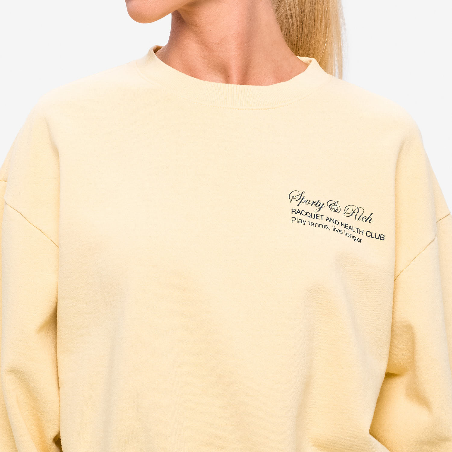 cropped crewneck