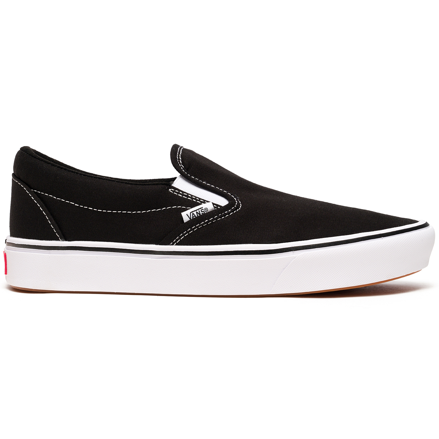 vans slide on black